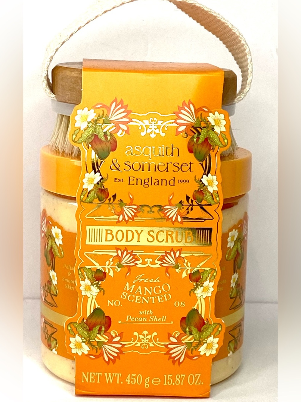Asquith & Somerset Mango Scented Body Scrub (Orange)